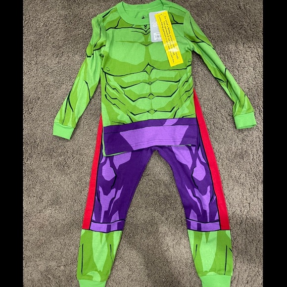Disney Other - Boys Disney Marvel Hulk Pajama Set
